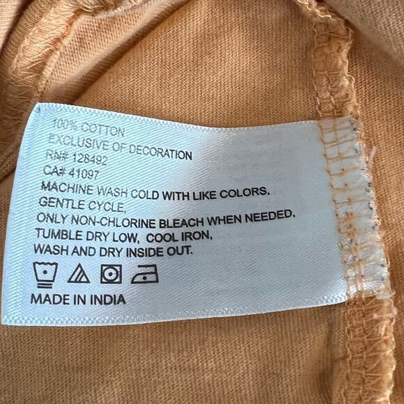 GREG NORMAN Men's Shark Chest Pocket Peach Soft Cotton Short Sleeve T-Shirt Sz M - Picture 6 of 6